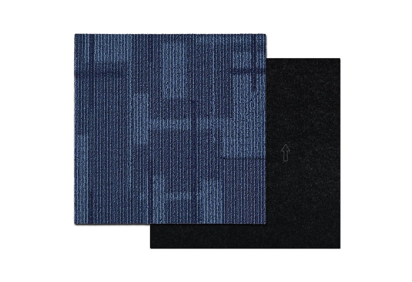 casa pura Teppichfliese Andorra, 50 x 50 cm, Bodenschutzfliese erhältlich in 5 Farben, Fliese, Quadratisch, Höhe: 6 mm, Selbstliegend von casa pura