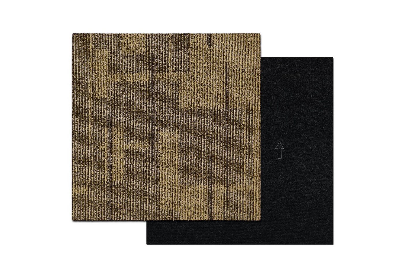 casa pura Teppichfliese Andorra, 50 x 50 cm, Bodenschutzfliese erhältlich in 5 Farben, Fliese, Quadratisch, Höhe: 6 mm, Selbstliegend von casa pura