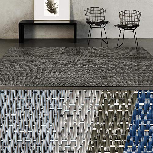 casa pura® Indoor- & Outdoor-Teppich Mantua | Bodenbelag für Flur, Küche, Bad, Terrasse, Balkon, Garten | kunstvoll gewebt mit Schimmer Optik | Viele Größen (90x200 cm) von casa pura