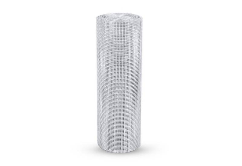 casa pura Draht Wühlmausgitter Verzinkt, 100 cm x 5 m, verzinkter Drahtzaun, Maschenweite: 6,3 mm von casa pura