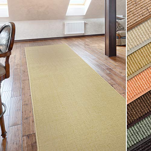 casa pura Naturfaser Sisal Stufenmatte | Ivory/Creme | Qualitätsprodukt aus Deutschland | kombinierbar mit Sisalläufer | 65x23,5 cm | rechteckig | einzelne Matte casa pura Naturfaser Sisal Stufenmatte | Ivory/Creme | Qualitätsprodukt aus Deutschland | kombinierbar mit Sisalläufer | 65x23,5 cm | rechteckig | einzelne Matte von casa pura