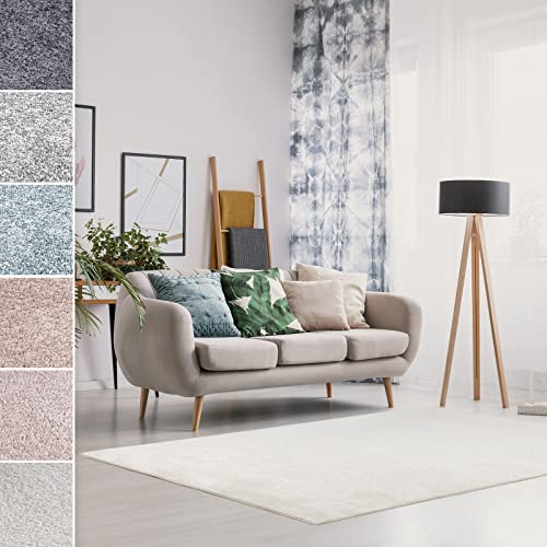 casa pura Teppich Läufer flauschig | Meterware auf Maß | Teppichläufer für Wohnzimmer, Flur, Küche usw. | kuschlig weiche Hochfloor Schlafzimmer oder Flurteppich Sundae Creme 80x250cm casa pura Teppich Läufer flauschig | Meterware auf Maß | Teppichläufer für Wohnzimmer, Flur, Küche usw. | kuschlig weiche Hochfloor Schlafzimmer oder Flurteppich Sundae Creme 80x250cm von casa pura