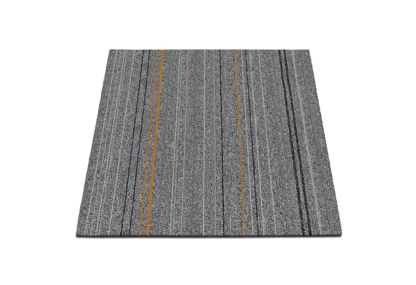 casa pura Teppichfliese Warsaw, Bodenschutz, Erhältlich in 5 Farben, 50 x 50 cm, Quadratisch, Höhe: 6 mm, Selbstliegend von casa pura