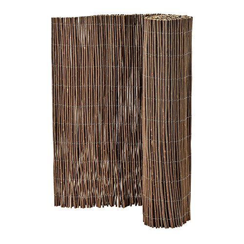 casa.pro Strapazierfähige Weidenmatte 'Hyssna' Sichtschutzmatte Sichtschutz aus Weide Zaun 2 x 5 m von casa.pro