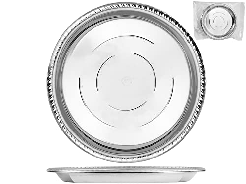 casalinghi 8859900 H&H Flaschenuntersetzer aus Edelstahl, rund, Durchmesser 14 cm, elegant, robust und kratzfest, ideal für Zuhause und Ho.Re.Ca, 2 Stück von Casalinghi