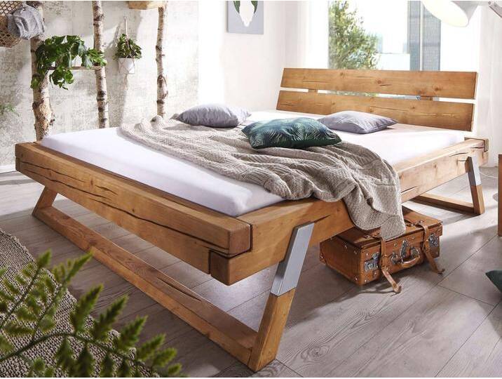 Balkenbett Casaletto Massivholz 140/160/180/200 x 200 cm Pinie Nordica Balkenbett Casaletto Massivholz 140/160/180/200 x 200 cm Pinie Nordica von casamia