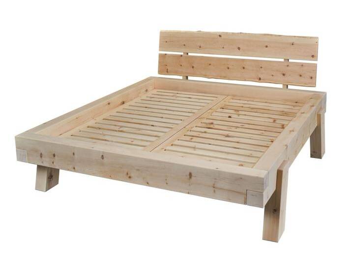 Balkenbett Zirbenholz Mia 1 - versch. Größen von casamia