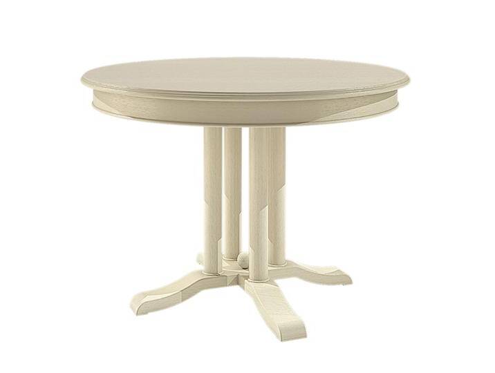 Esstisch Tisch rund ausziehbar ø 110 cm Allegro mit Klappeinlage Pinie massiv von casamia