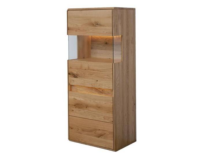 Highboard Bergeiche Wildeiche B63H152cm halbhoch Highboard Bergeiche Wildeiche B63H152cm halbhoch von casamia