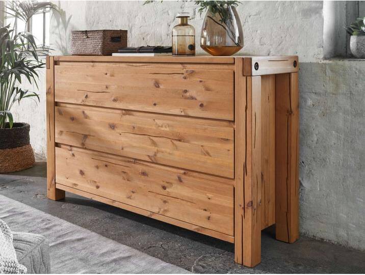 Kommode Sideboard 138 x 88 x 44 cm Schubladen Anrichte Casaletta Pinie Nordica massiv natur Kommode Sideboard 138 x 88 x 44 cm Schubladen Anrichte Casaletta Pinie Nordica massiv natur von casamia