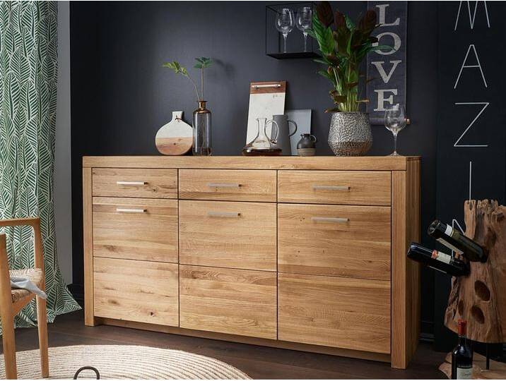 Sideboard Anrichte Massivholz B170 H92 cm Faro Wildeiche massiv Sideboard Anrichte Massivholz B170 H92 cm Faro Wildeiche massiv von casamia