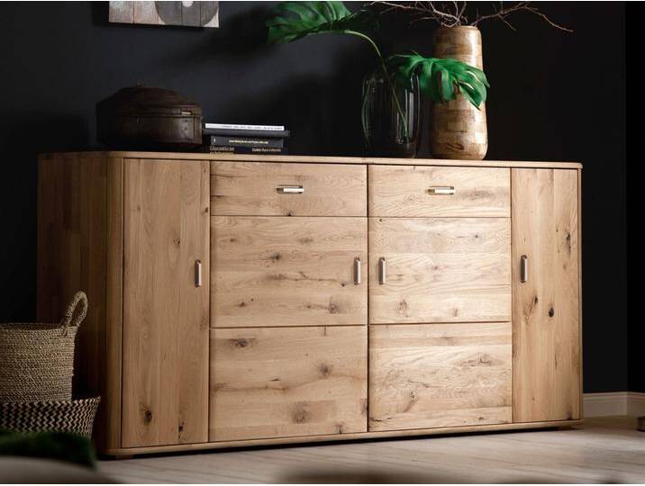 Sideboard Massivholz Kommode Anrichte B 186 H 90 cm T 44 Casavello Balkeneiche Sideboard Massivholz Kommode Anrichte B 186 H 90 cm T 44 Casavello Balkeneiche von casamia