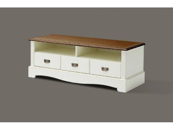 TV-Lowboard Padua – Kompakt Massivholz, 153×48×43 cm von casamia