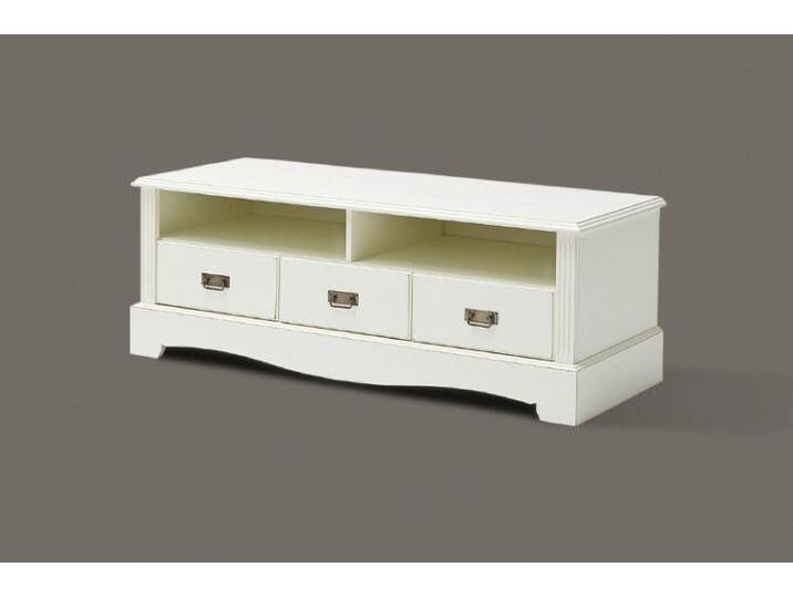 TV-Lowboard Padua – Kompakt Massivholz, 153×48×43 cm von casamia