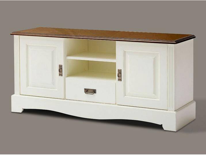 TV-Lowboard Padua – Massivholz Pinie Nordica, 153×68,5×43 cm von casamia