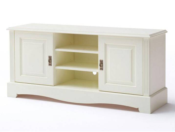 TV-Lowboard Padua – Massivholz Pinie Nordica, 153×68,5×43 cm von casamia