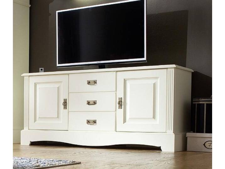 TV-Lowboard Padua – Massivholz Pinie Nordica, 153×68,5×43 cm TV-Lowboard Padua – Massivholz Pinie Nordica, 153×68,5×43 cm von casamia