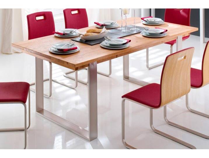 Tisch Eiche massiv Esstisch Küchentisch Kufentisch Boston 140 - 220 cm breit Wildeiche geölt Tisch Eiche massiv Esstisch Küchentisch Kufentisch Boston 140 - 220 cm breit Wildeiche geölt von casamia