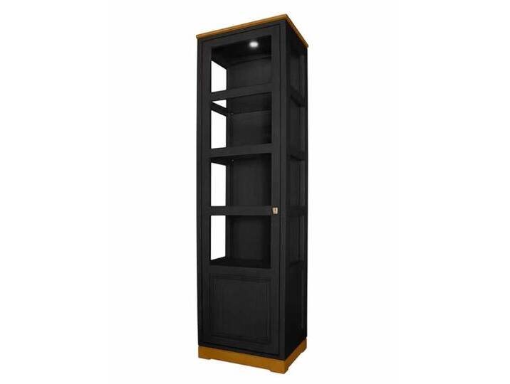 Vitrine Casaventi 1-türig Pinie Massivholz von casamia