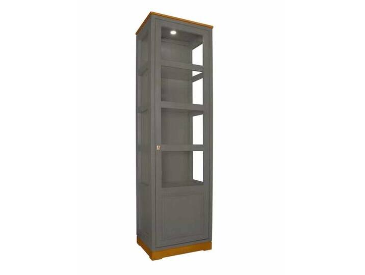 Vitrine Casaventi 1-türig Pinie Massivholz von casamia