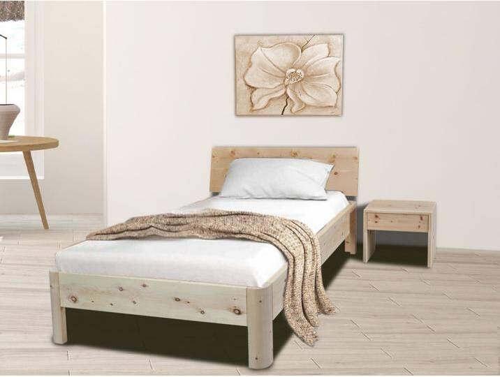 Zirbenholzbett Mia 3 metallfrei von casamia