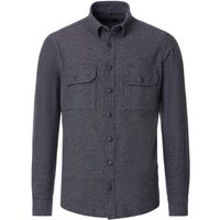 CASAMODA Langarmhemd "CASAMODA Hemdjacke uni" von casamoda