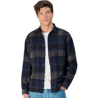 CASAMODA Langarmhemd "CASAMODA Hemdjacke kariert" von casamoda