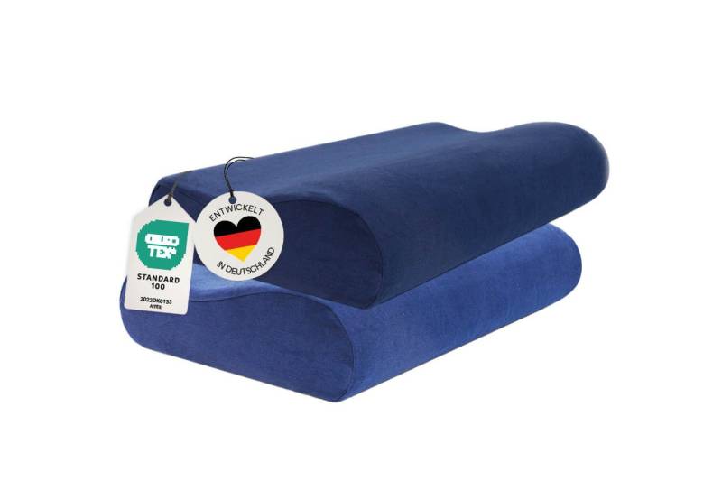 casimum Kissenbezug Schonbezüge für Orthopädisches Nackenkissen, (2 Stück), passend für ergonomisches Nackenstützkissen 60x30cm, Doppelpack (2Stk) von casimum