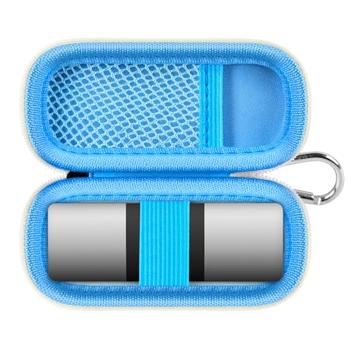 Herzmonitor-Tasche kompatibel mit AliveCor KardiaMobile 6L - Smartphone-kompatibler 6-Messungen-EKG-Monitor für Apple- und Android-Geräte - NUR HÜLLE (Blau) von casmilee
