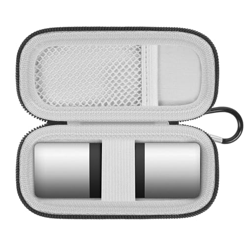 Herzmonitor-Tasche kompatibel mit AliveCor KardiaMobile 6L - Smartphone-kompatibler 6-Messungen-EKG-Monitor für Apple- und Android-Geräte - NUR HÜLLE (Schwarz) von casmilee