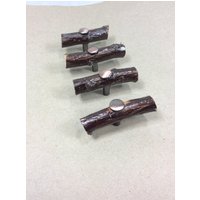 4Er Set Knäufe Aus Echtem Zweigholz von cassieschmidt