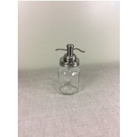 Achteckiger Einmachglas Seifenspender Bad Küche Pumpe Glas Metall Wiederbefüllbar Wiederverwendbar Mundspülung Achteckiger Einmachglas Seifenspender Bad Küche Pumpe Glas Metall Wiederbefüllbar Wiederverwendbar Mundspülung von cassieschmidt