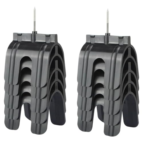 casstaly 10 x Trockenbau-Steckdosen-Marker, Steckdosen-Marker für Trockenbau, Drahtschutz, elektrische Boxen, schwarz, einfach zu bedienen von casstaly