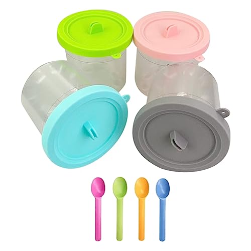 casstaly 4 x Eiscreme-Pints, mit Deckel für NC299AMZ & NC300S Serie Creami-Eismaschinen für XSKPLID2CD-A casstaly 4 x Eiscreme-Pints, mit Deckel für NC299AMZ & NC300S Serie Creami-Eismaschinen für XSKPLID2CD-A von casstaly