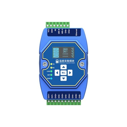 casstaly 6-Wege-Temperaturerfassungsmodul Typ K Modbus Thermoelement Eingang RS485 Ethernet Gateway Watchdog DNS Industrie casstaly 6-Wege-Temperaturerfassungsmodul Typ K Modbus Thermoelement Eingang RS485 Ethernet Gateway Watchdog DNS Industrie von casstaly