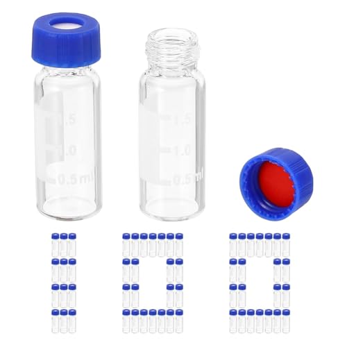 casstaly Automatische Probenflasche, 2 ml, HPLC-Flaschen, 9 – 425 Stück, transparent, für Labor, Probenflasche, Schraubverschluss, Schreibaufnäher, 100 Stück casstaly Automatische Probenflasche, 2 ml, HPLC-Flaschen, 9 – 425 Stück, transparent, für Labor, Probenflasche, Schraubverschluss, Schreibaufnäher, 100 Stück von casstaly
