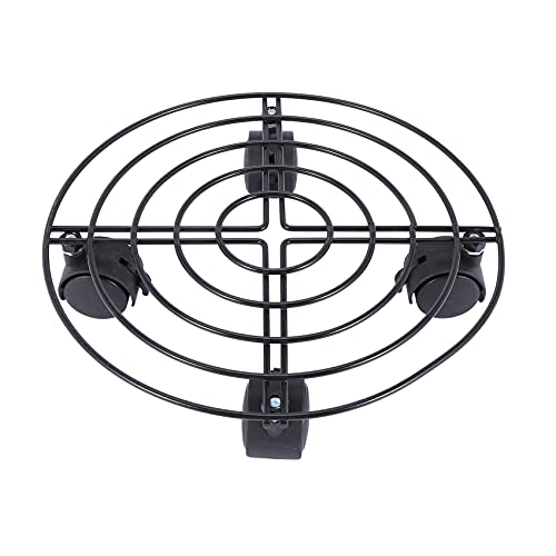 casstaly Blumentopfständer aus Metall, Rollwagen auf Rädern, für drinnen und draußen, für Haus und Garten casstaly Blumentopfständer aus Metall, Rollwagen auf Rädern, für drinnen und draußen, für Haus und Garten von casstaly
