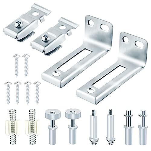 casstaly Doppelfalt-Tür-Hardware-Reparaturset, für 3/8 Zoll dicke Türen, mit Drehgelenk oben und unten, Führungsrad casstaly Doppelfalt-Tür-Hardware-Reparaturset, für 3/8 Zoll dicke Türen, mit Drehgelenk oben und unten, Führungsrad von casstaly