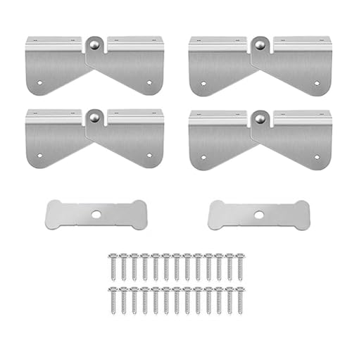 casstaly Edelstahl-Dachrinnen-Fallrohr-Verlängerungsscharnier, hochklappbares Scharnier-Design, kompatibel mit rechteckigen und quadratischen Fallrohren, B casstaly Edelstahl-Dachrinnen-Fallrohr-Verlängerungsscharnier, hochklappbares Scharnier-Design, kompatibel mit rechteckigen und quadratischen Fallrohren, B von casstaly