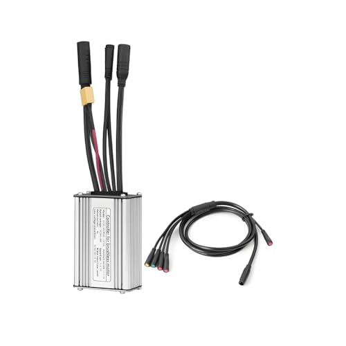 casstaly Elektrisches Fahrrad-Controller mit Lichtkabel, 1T5 KT-15A, wasserdichter Sinuswellen-Controller, unverzichtbares Zubehör für Elektrofahrrad und Elektroroller. casstaly Elektrisches Fahrrad-Controller mit Lichtkabel, 1T5 KT-15A, wasserdichter Sinuswellen-Controller, unverzichtbares Zubehör für Elektrofahrrad und Elektroroller. von casstaly