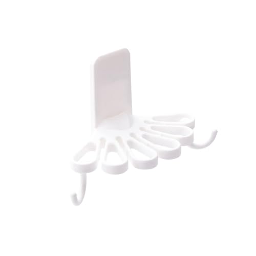 casstaly Flickenregal in Blumenform, mit Haken, Aufbewahrung, Organizer, Wandmontage, ohne Bohren, Spatel, Löffel, Handtuch, Regal A casstaly Flickenregal in Blumenform, mit Haken, Aufbewahrung, Organizer, Wandmontage, ohne Bohren, Spatel, Löffel, Handtuch, Regal A von casstaly