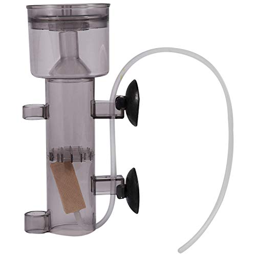 casstaly Mini-Aquarium, 600 l/h, Korallenbecken, zum Aufhängen, luftbetriebener Proteinabschäumer mit Holzausströmungssteinrohr von casstaly