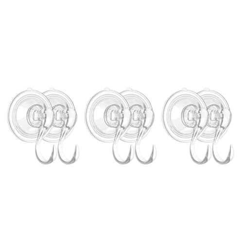 casstaly Saugnapf-Haken, transparent, robust, für Fenster, Glastür, Saugnapf-Halter, Haken für Badezimmer, Küche casstaly Saugnapf-Haken, transparent, robust, für Fenster, Glastür, Saugnapf-Halter, Haken für Badezimmer, Küche von casstaly