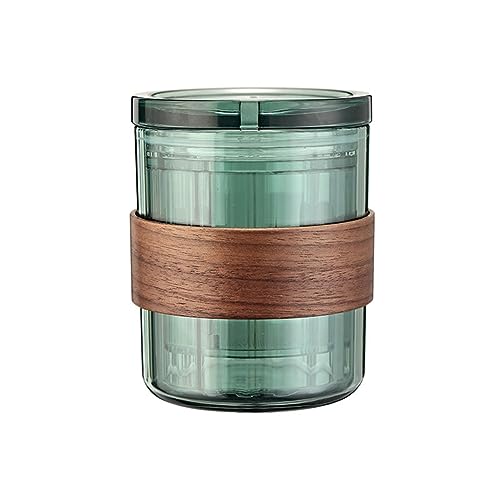 casstaly Tragbares Handgieß-Kaffeekannen-Set, hohe Temperaturbeständigkeit, grün-transparent von casstaly