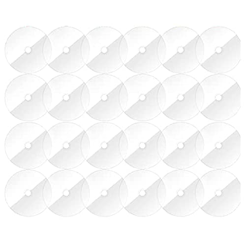 casstaly Transparente CDs, runde Kreisscheiben, CD-Wanddekoration, transparent, runde Kreisscheiben für Bastelarbeiten, Ornamente, 55 Stück casstaly Transparente CDs, runde Kreisscheiben, CD-Wanddekoration, transparent, runde Kreisscheiben für Bastelarbeiten, Ornamente, 55 Stück von casstaly