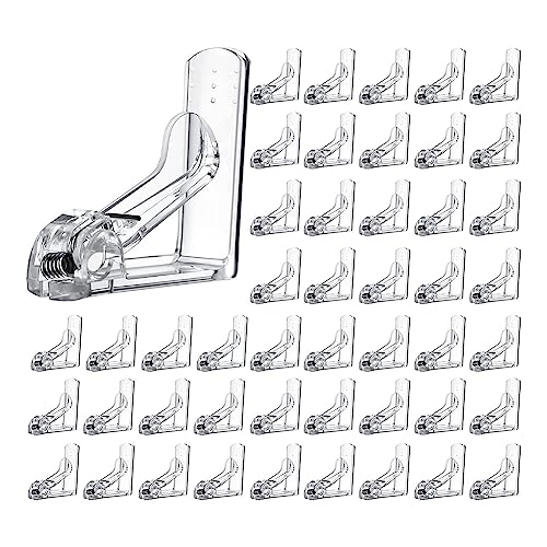 casstaly Transparente Tischdeckenklammern aus Kunststoff für Zuhause, Picknick, Esszimmer, Innen- und Außenbereich, Tischdecke Fix C von casstaly