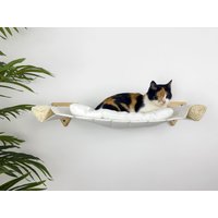 Katzen Wand Hängematten Bett, Wandmöbel, Moderne Katzenmöbel Kletterstange, Katzenbett Sitzstange Regale Hängemattenbett, Kratzbaum von catbossshelfs