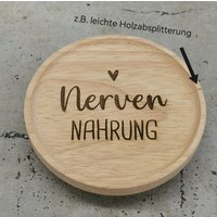 B-Ware - Vorratsglas Mit Gravur "Nervennahrung" Für Lehrer, Erzieherin, Kollegen, Trainer Abschiedsgeschenk 600 Ml Volumen Oder 1000 von catinaboxde