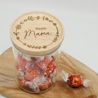 Vorratsglas/Keksdose Mit Gravur "Beste Mama- Geschenk Zum Muttertag - 2 Größen von catinaboxde
