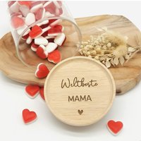 Vorratsglas/Keksdose Mit Gravur "Weltbeste Mama" - Oder "Weltbester Papa" Individualisierbar 2 Größen von catinaboxde